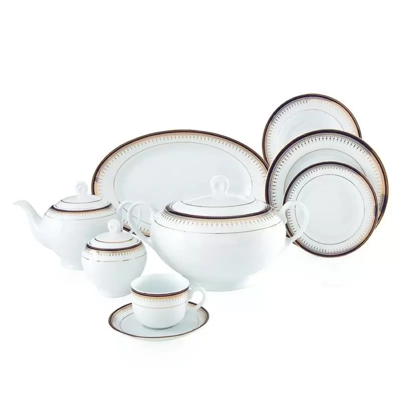 سرویس 102 پارچه چینی زرین-ایتالیا اف(گرد)-12 نفره-خاطره-درجه یک